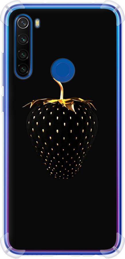 Чехол на Xiaomi Redmi Note 8T Черная клубника (3585sp-1818-42517)