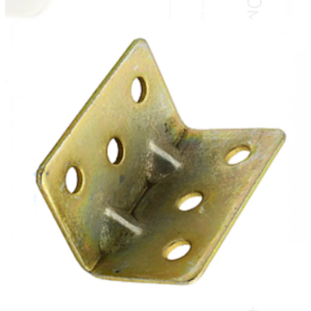 Кутник ХЗШП кріпильний оцинкований монтажний 20х20х40 мм (UK0744) Кутник ХЗШП кріпильний оцинкований монтажний 20х20х40 мм (UK0744)