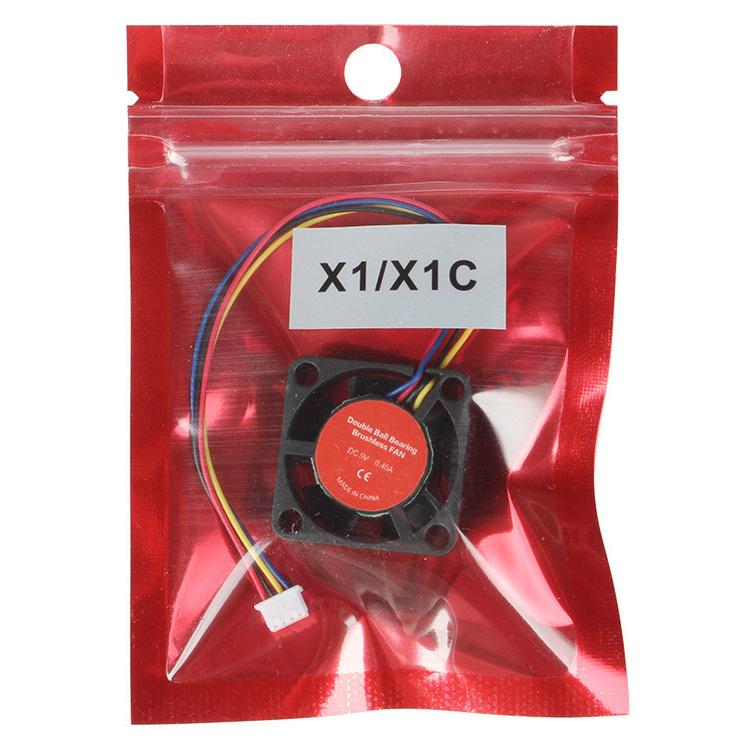 Вентилятор охлаждения хотенда Bambulab X1 бесщеточный с 2 подшипниками 5V 0,4A (UA3D505_X1) Вентилятор охлаждения хотенда Bambulab X1 бесщеточный с 2 подшипниками 5V 0,4A (UA3D505_X1)