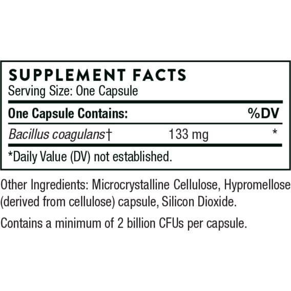 Пробиотик Thorne Research Bacillus Coagulans 60 Veg caps - фото 2