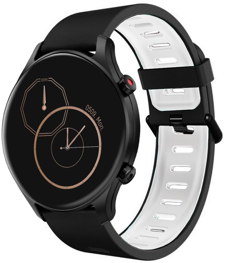 Ремешок Traf для Haylou LS04 RS3 Black/White (26307-1E)