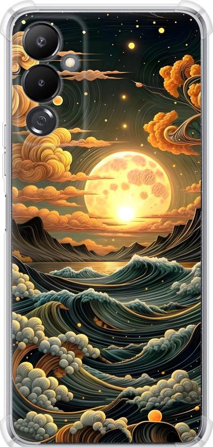 Чехол на Tecno Pova 4 LG7n Арт волны (6332sp-2967-42517) Чехол на Tecno Pova 4 LG7n Арт волны (6332sp-2967-42517)