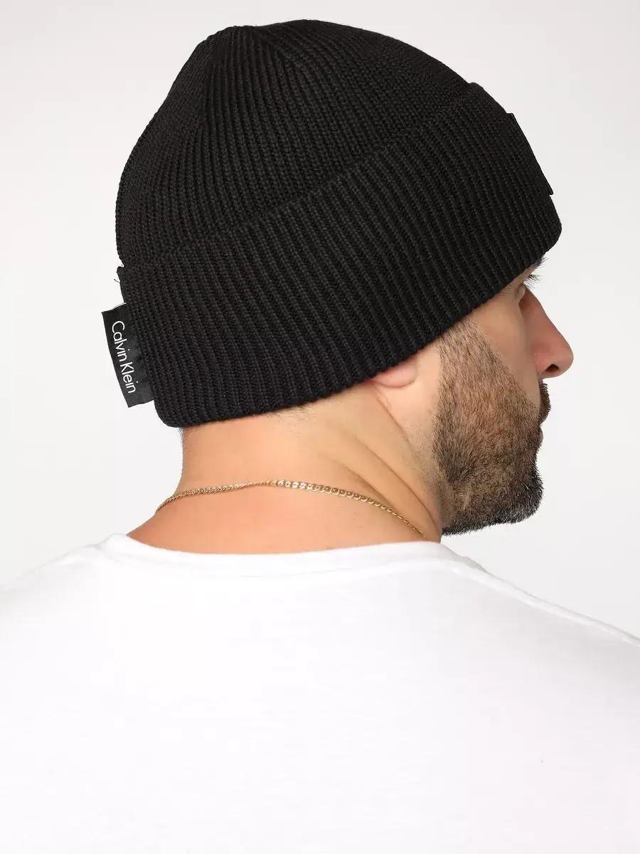 Шапка чоловіча Calvin Klein Hats Baret CK-1666 Black - фото 2