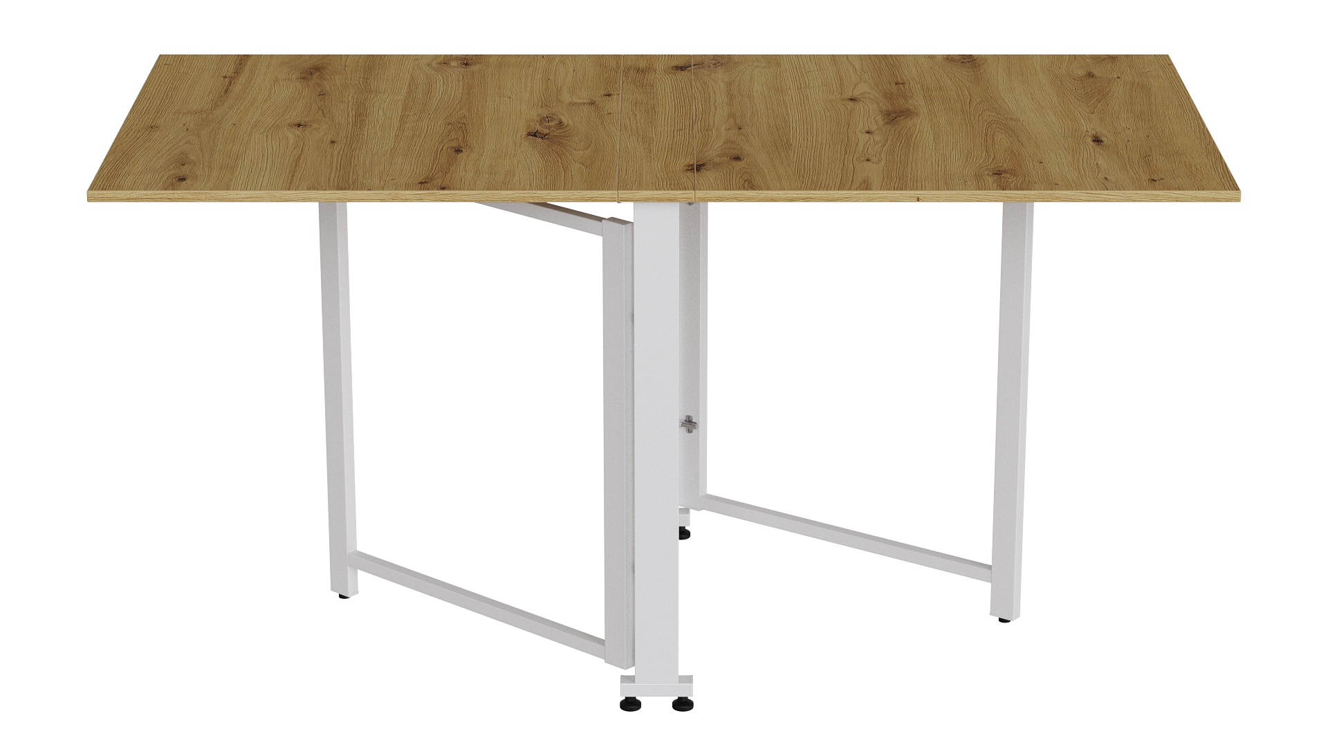 Стол-книжка трансформер Ferrum-decor Orion 2 металл/ДСП 16 мм 750x1520x730 мм Белый/Дуб Артизан (ORI213) - фото 4 Стол-книжка трансформер Ferrum-decor Orion 2 металл/ДСП 16 мм 750x1520x730 мм Белый/Дуб Артизан (ORI213) - фото 4