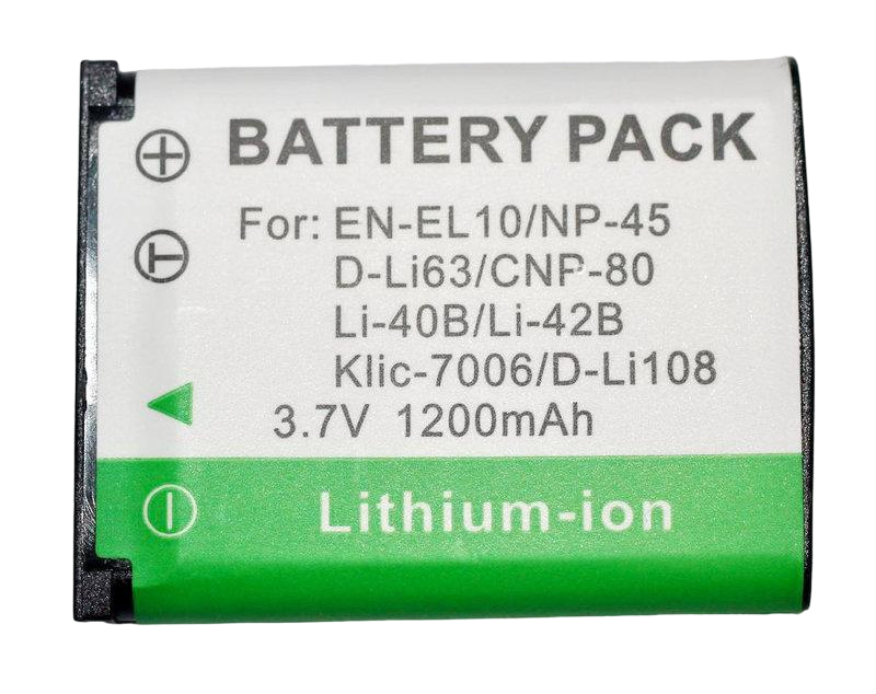 Акумулятор NP-45 аналог NP-45 Li-42B Li-40B EN-EL10 для камер FujiFilm 1500 ma Акумулятор NP-45 аналог NP-45 Li-42B Li-40B EN-EL10 для камер FujiFilm 1500 ma