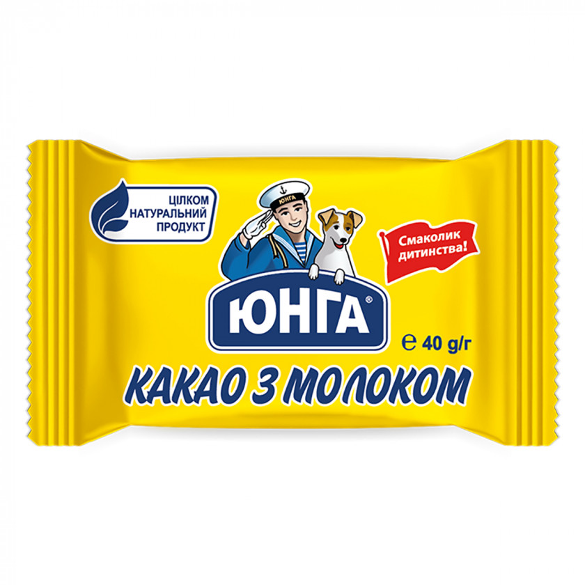 Напій YUNGA Какао з молоком 40 г 12 шт.