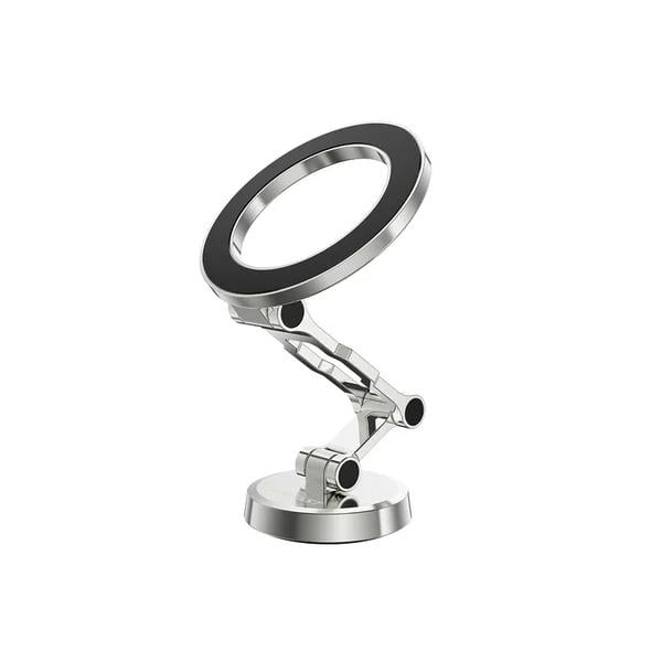 Держатель магнитный для телефона в авто Acefast D20 MagSafe складной 140x58x58 мм Silver (6974316282839)