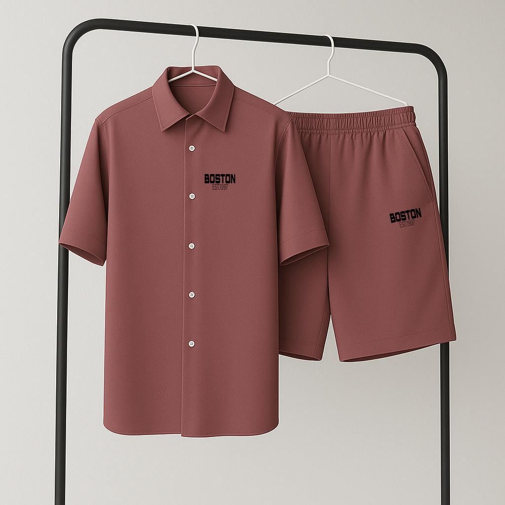 Костюм мужской летний Boston 1997 классический L Коричневый (Q0060/3/3) - фото 1 Костюм мужской летний Boston 1997 классический L Коричневый (Q0060/3/3) - фото 1