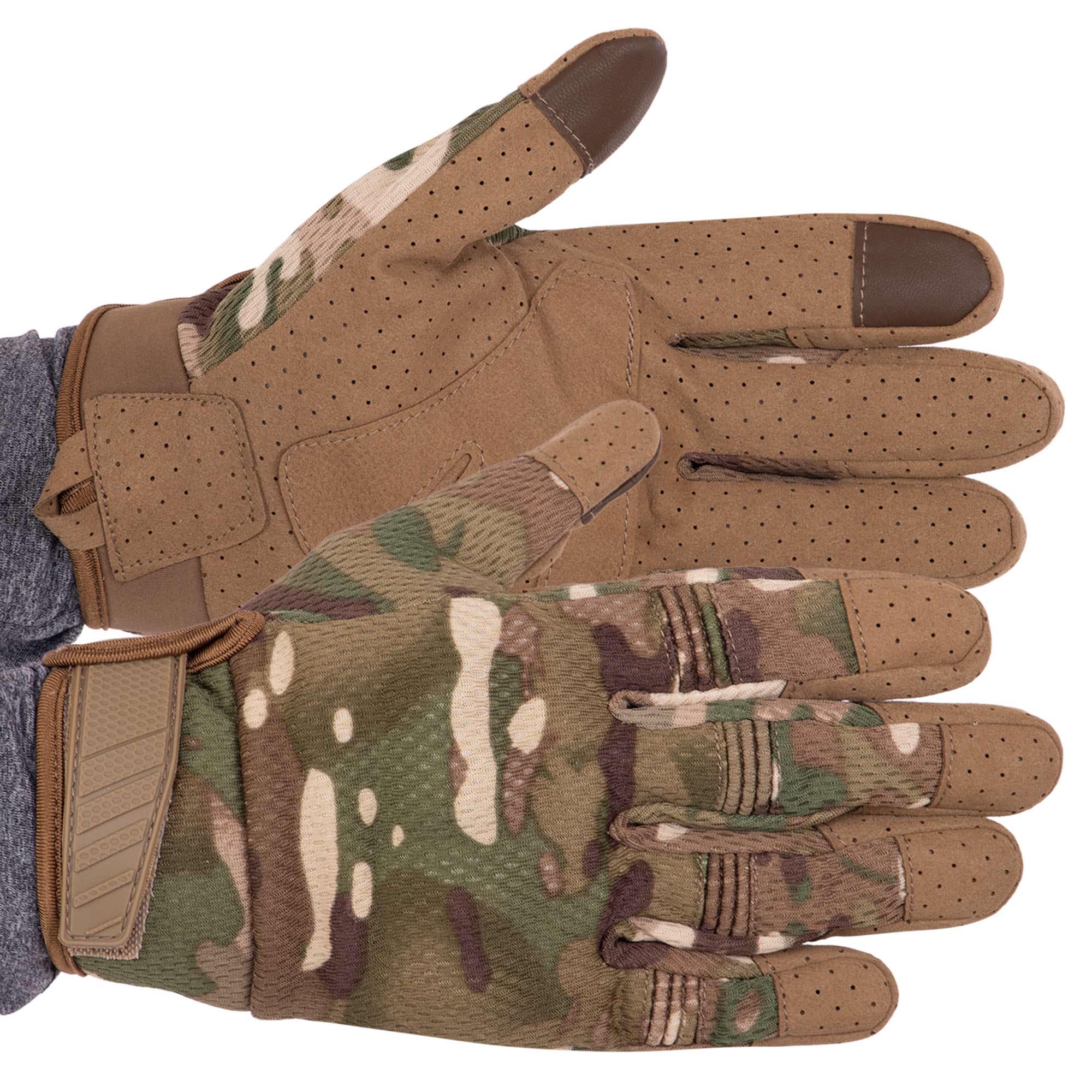 Рукавички SP-Sport з закритими пальцями M Камуфляж Multicam(BC-8816)