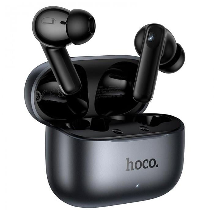 Наушники беспроводные сенсорные Hoco EQ27 Bluetooth Fun ANC+ENC+smart Metallic Grey (32407143)