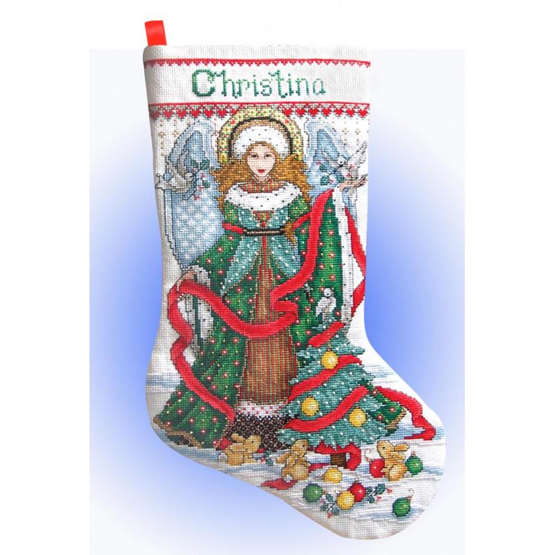 Набор для вышивания крестиком Design Works 5957 Christmas Angel (18872)