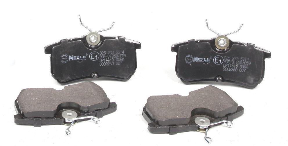 Колодки тормозные задние Ford Focus 98-04/Fiesta 05-025 233 5314 MEYLE