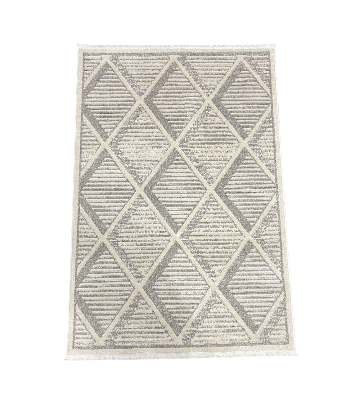 Ковер Koi 10730D 1,6х2,3 м White/Light Grey (6587-12)