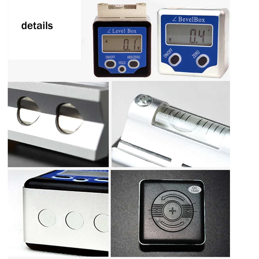 Инклинометр цифровой электронный Bevel Box на 360° с цифровым транспортиром (КЦ2) - фото 4