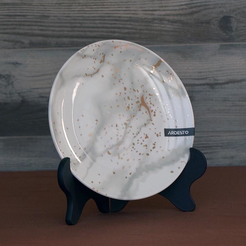 Набор посуды Ardesto Sparkle 24 пр. Золотой - фото 4