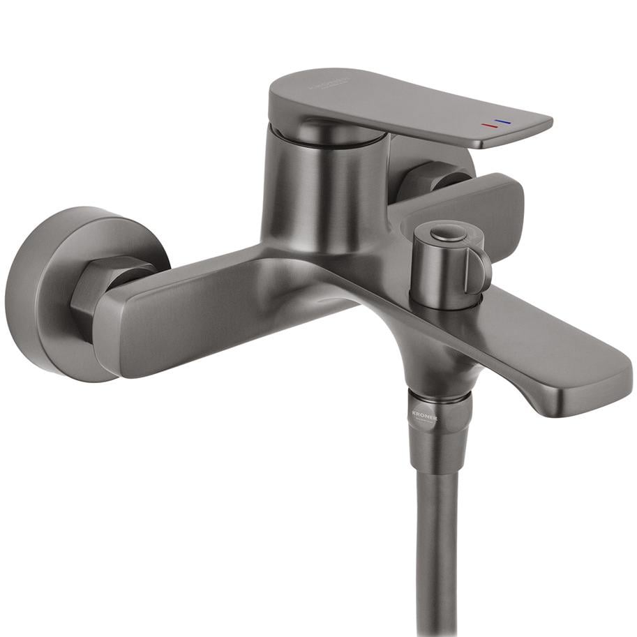 Смеситель для ванной Kroner Makon CV033863 однорычажный Графитовый (239556)