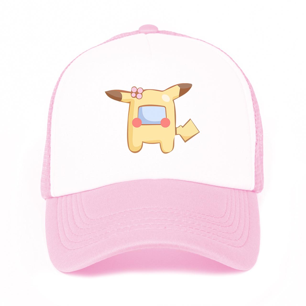 Кепка тракер дитяча Among Us Pokemon Pikachu Рожевий (33404-2419-PK)