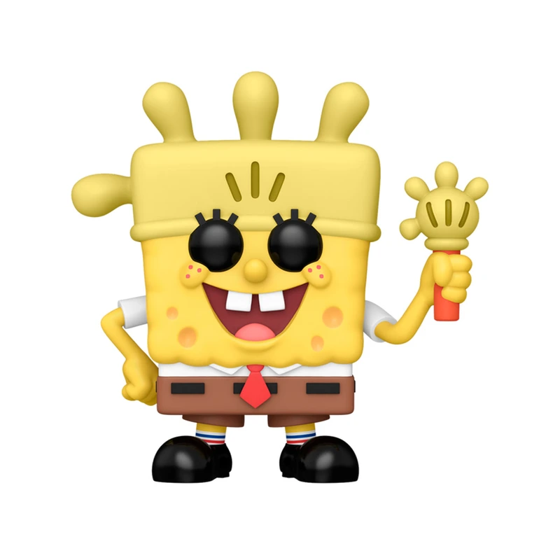 Ігрова фігурка FUNKO POP серії Губка Боб Квадратні Штани ГУБКА БОБ З РУКАВИЧКОЮ-ЛІХТАРИКОМ