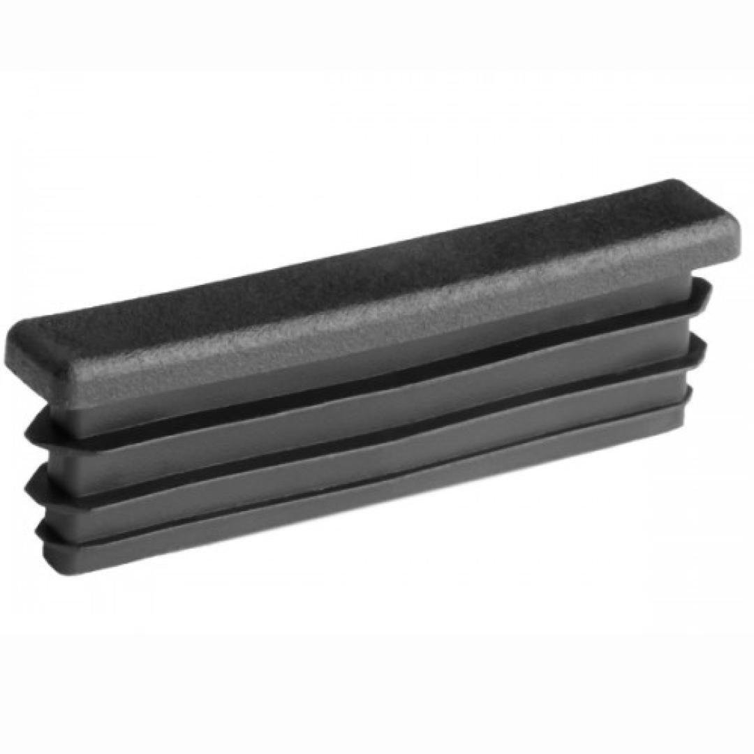 Заглушка для профильных труб пластиковая прямоугольная 60х10 мм 1 шт. Черный (1977907399/К0380)