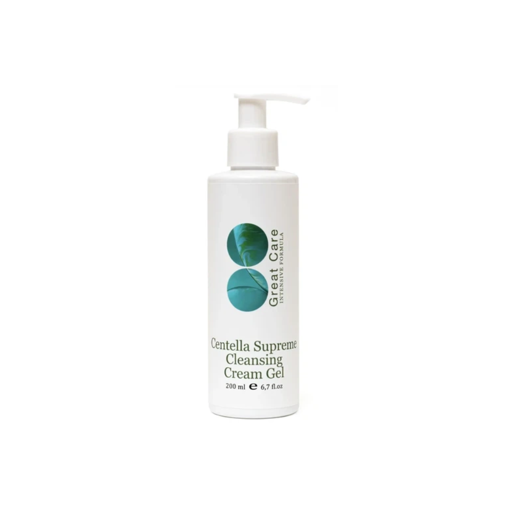 Крем-гель очищуючий для обличчя Great Care Centella Supreme Cleansing Cream Gel 200 мл Крем-гель очищуючий для обличчя Great Care Centella Supreme Cleansing Cream Gel 200 мл