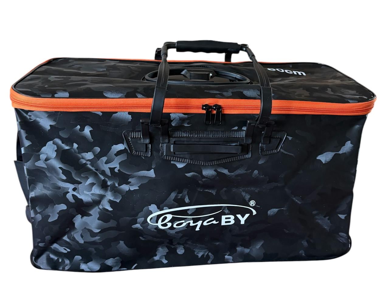 Сумка Bakkan рыболовная BOYA BY 60x30x30 см 54 л с клапаном прочный ПВХ для рыбы Черный (3026792110)