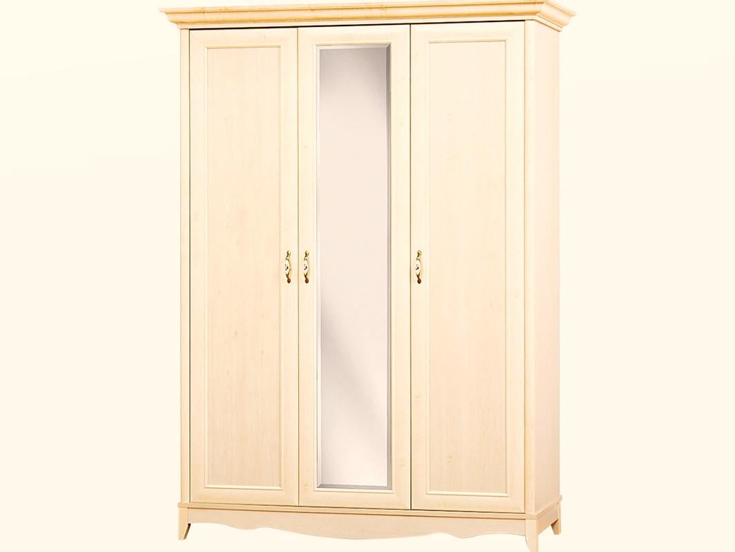 Шкаф распашной для квартиры Світ Меблів Селина 3Д 1550х655х1200 мм Клен (5937)