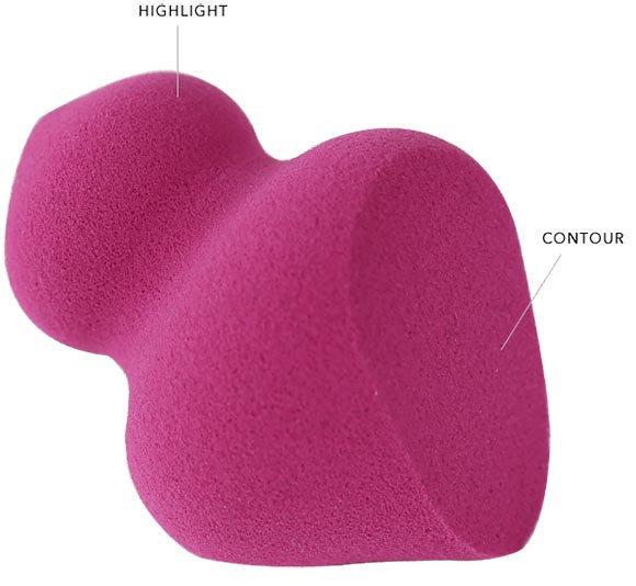 Спонж для макияжа Real Techniques Miracle SCULPTING Розовый (301817) - фото 3