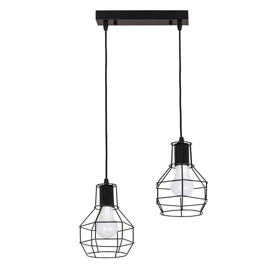 Подвесной светильник Levistella 756PR1618F-2 BK/250 с металлическими плафонами Черный (2383336684)