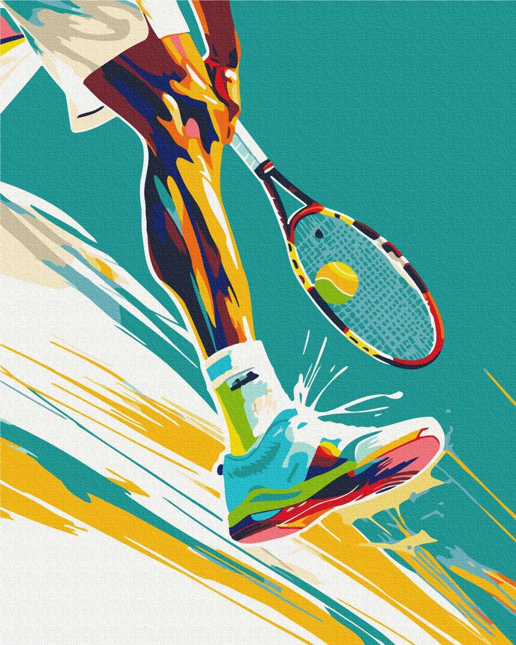 Картина за номерами Гра в теніс BrushMe 40x50 см BS54103 (2314887677)