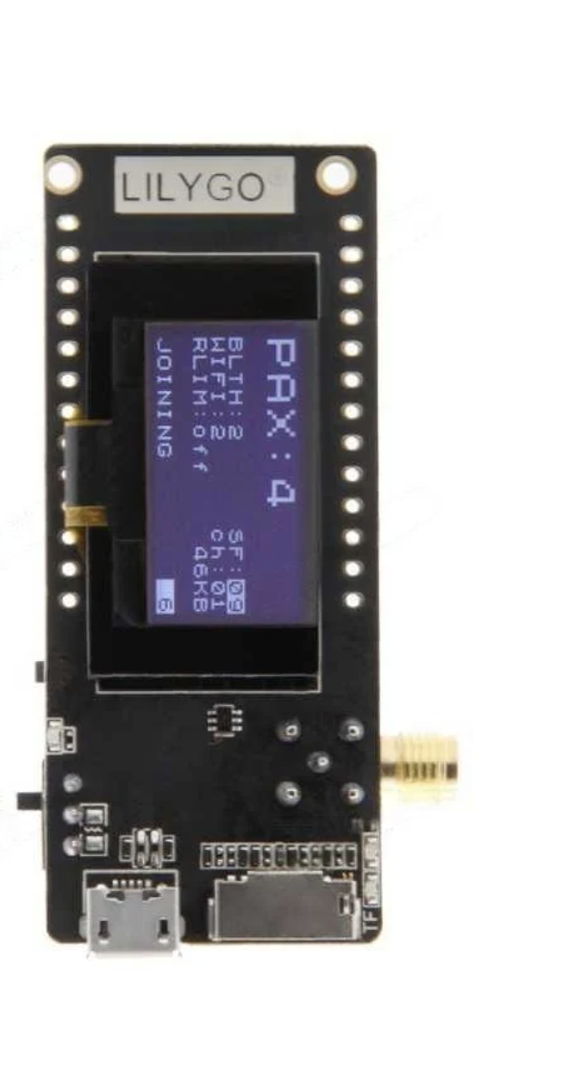 Плата розробки LILYGO ESP-32 LORA32 868/915/923 МГц SX1276 з OLED-дисплеєм (00-00026235)