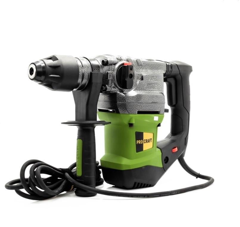 Перфоратор бочковый Procraft BH2200 с набором буров 6 Дж SDS+ кейс