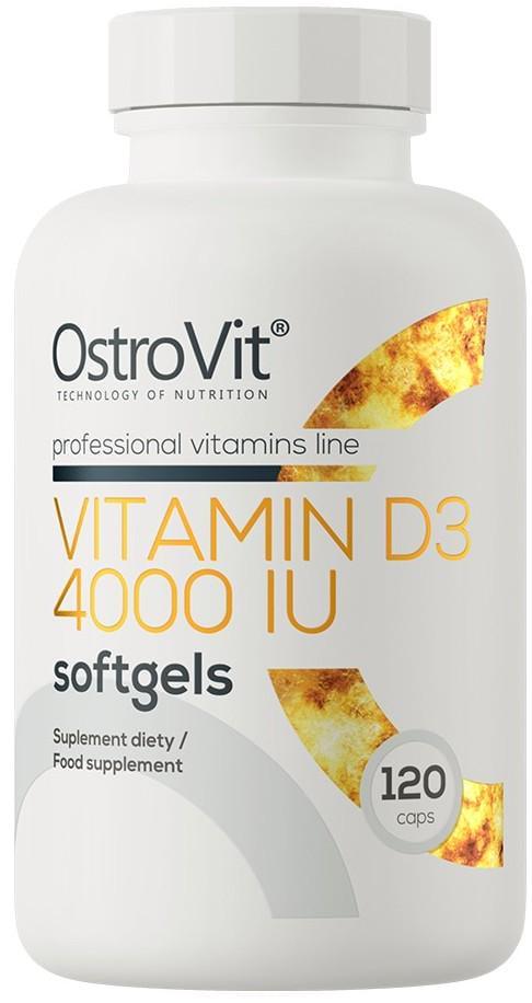 Витамин D3 OstroVit Vitamin D3 4000 120 софтгель