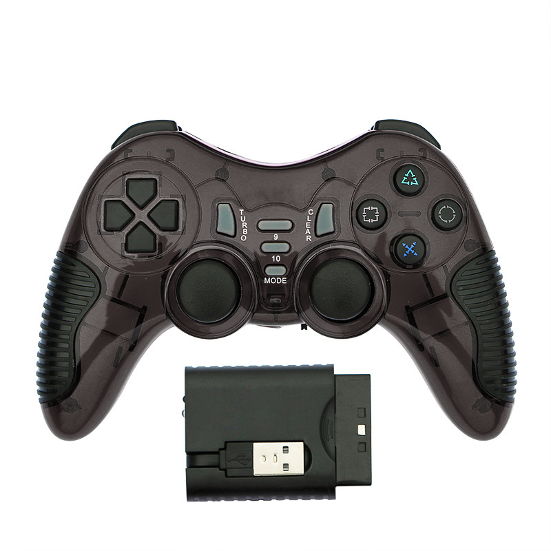 Геймпад беспроводной 6в1 с вибрацией для PC/PS3/PC360/Android TV/TV Box/Win10 Черный (96890c14)