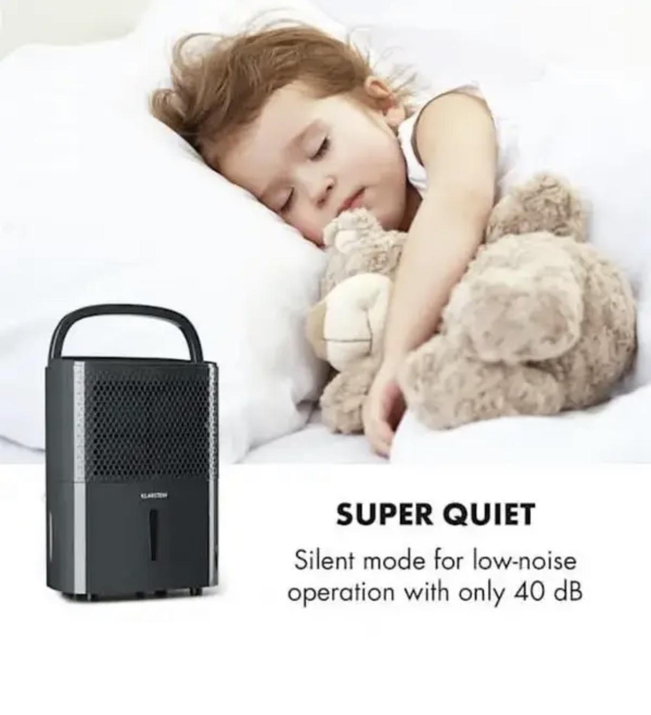 Осушувач повітря Klarstein DryFy для циркуляції повітря 100 м3/год до 30 м2 10 л 24 години 240 Вт - фото 8 Осушувач повітря Klarstein DryFy для циркуляції повітря 100 м3/год до 30 м2 10 л 24 години 240 Вт - фото 8