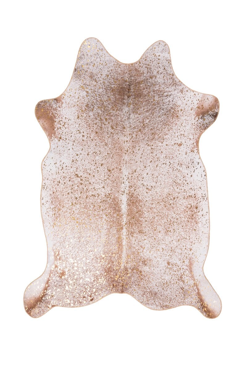 Ковер в виде шкуры Kayoom Western 125 Золото/Светло-коричневый (HLJX4-160-220)