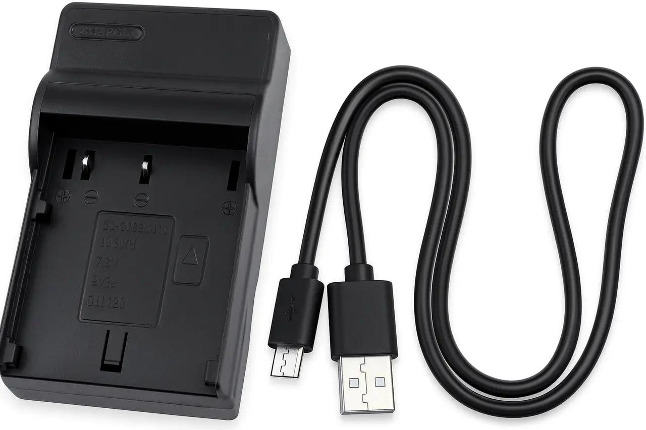 Зарядное устройство USB для аккумуляторов Pentax D-LI90/Panasonic DMW-BLF19E 7/601 (7/601)