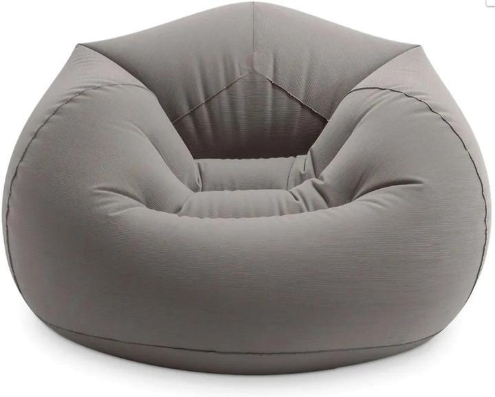 Кресло надувное Intex 107х104х69 см Серый (68579) - фото 3 Кресло надувное Intex 107х104х69 см Серый (68579) - фото 3