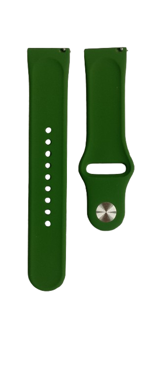 Ремешок для часов силиконовый 175х22 мм Green (3795) - фото 2 Ремешок для часов силиконовый 175х22 мм Green (3795) - фото 2