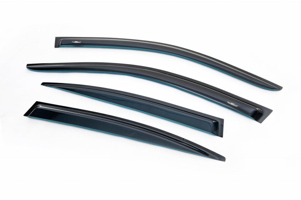 Ветровики SD HIC для BMW 5 серия E-60/61 2003-2010 гг. поликарбонат Черный Ветровики SD HIC для BMW 5 серия E-60/61 2003-2010 гг. поликарбонат Черный