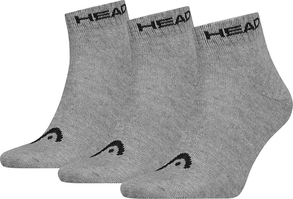 Шкарпетки Head Elements all sports quarter 3 pairs р. 35-38 Сірий (701229010-004 35-38)