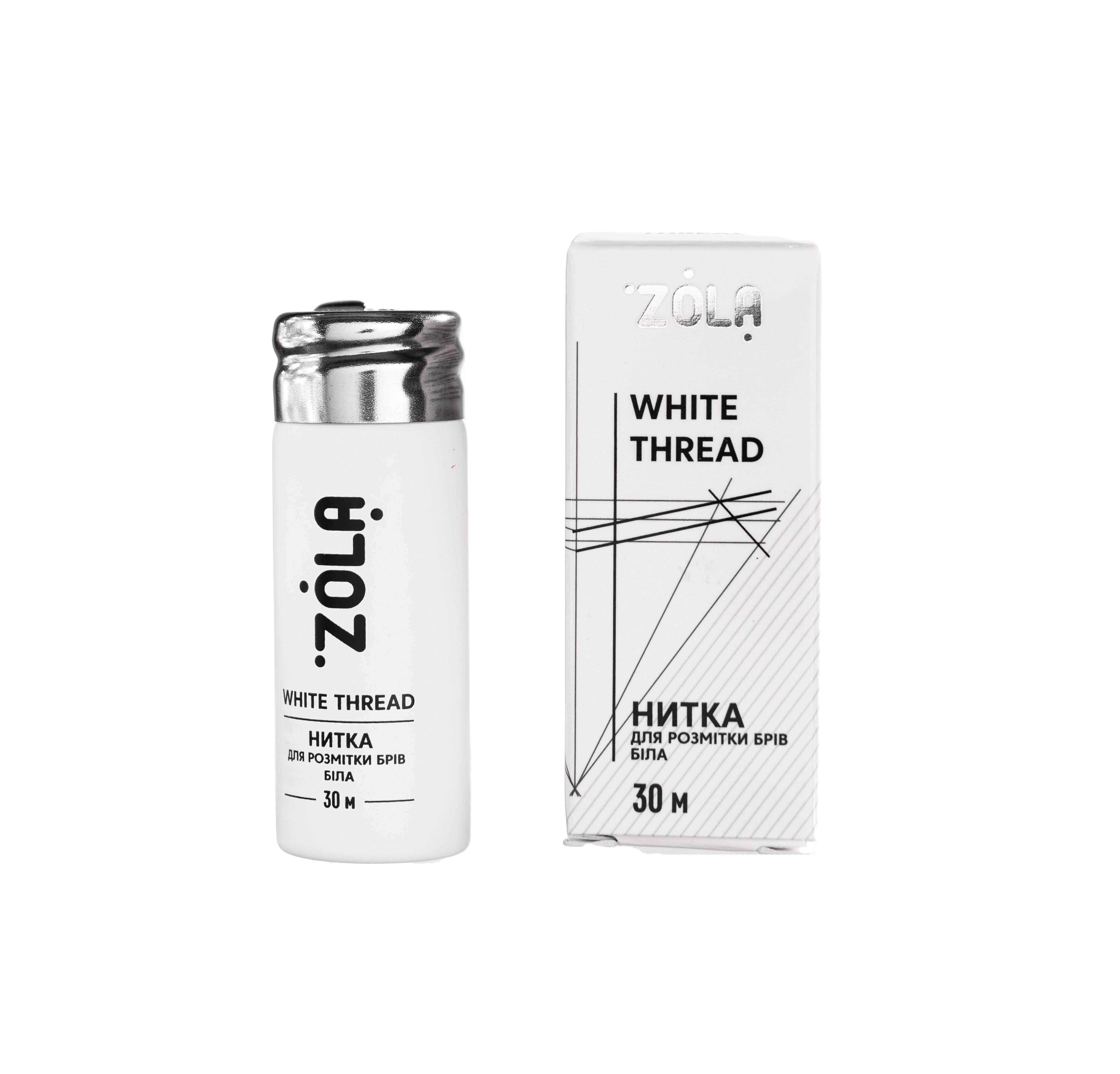 Нить для разметки бровей Zola 30 м Белый