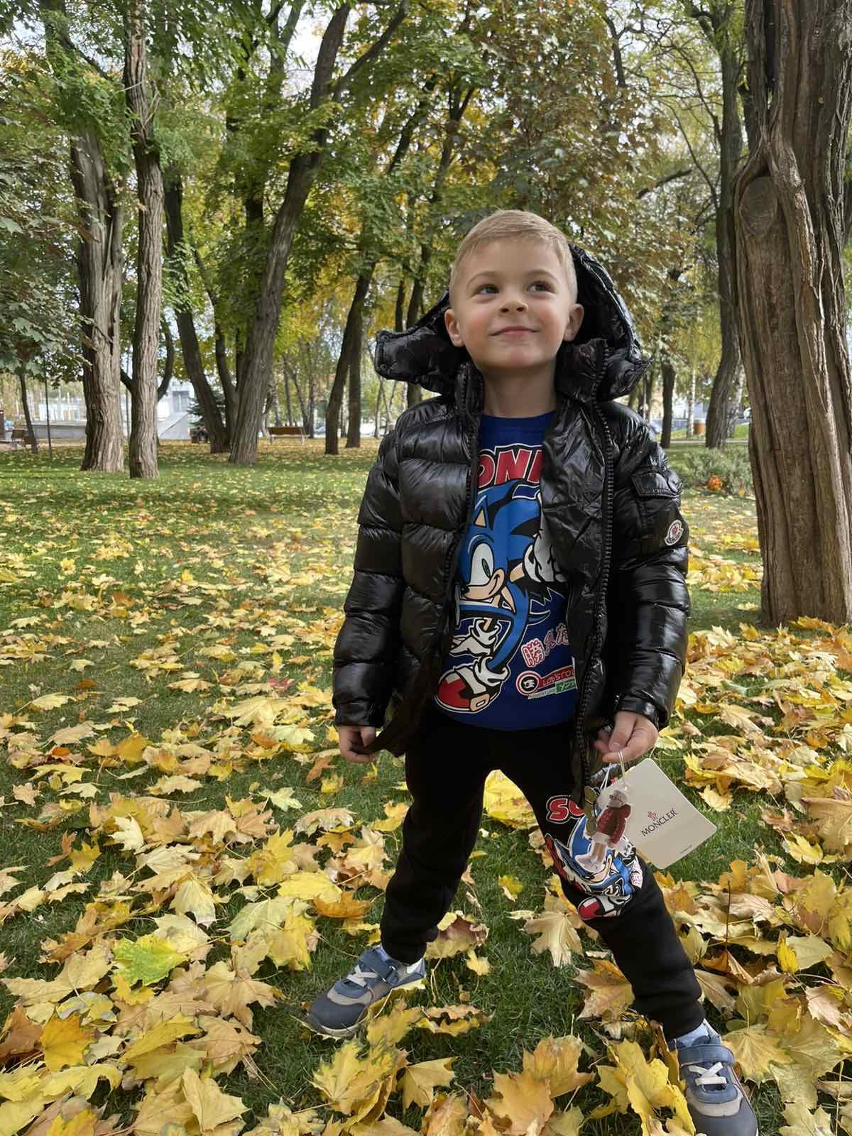 Куртка детская Moncler 110-116 см Черный (29871253) - фото 8