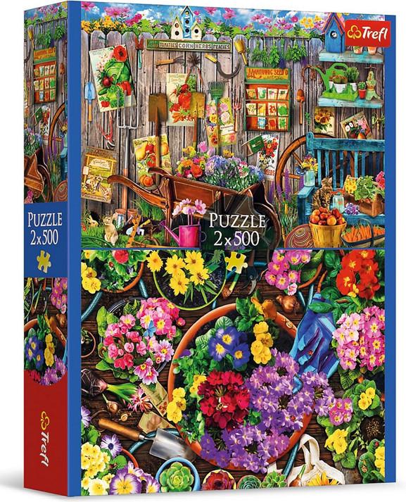 Пазл Trefl Работа в саду 2х500 эл.