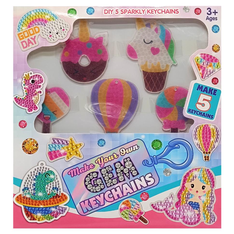 Набір для творчості Алмазна мозаїка DK5007 5 брелоків (RLT47141)