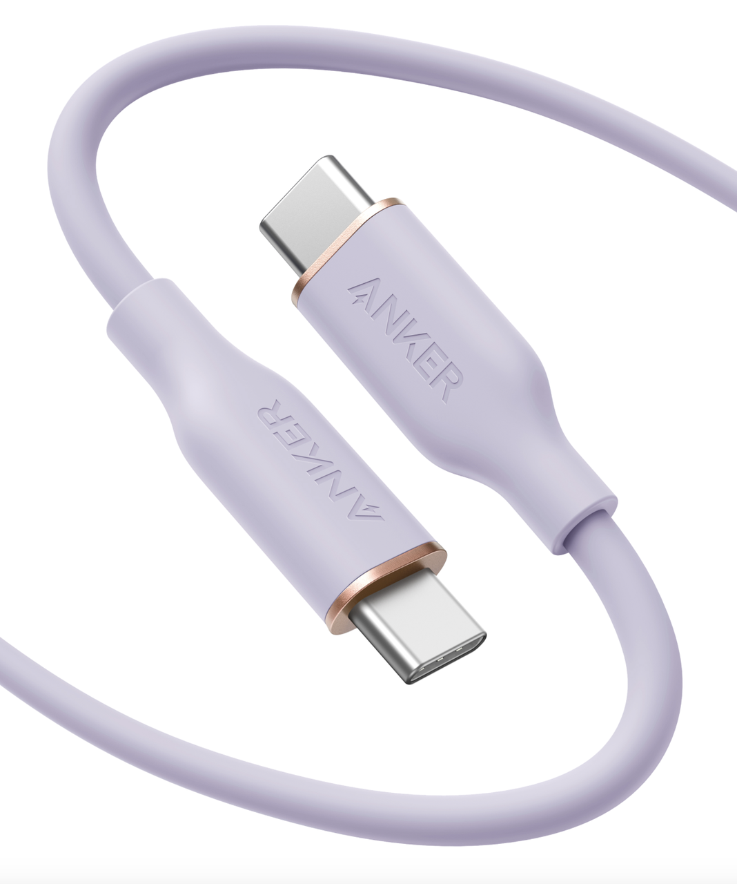 Кабель USB Type-C Anker 643 PowerLine III USB-C to USB-C 100W Flow Silicone 1,8 м Purple