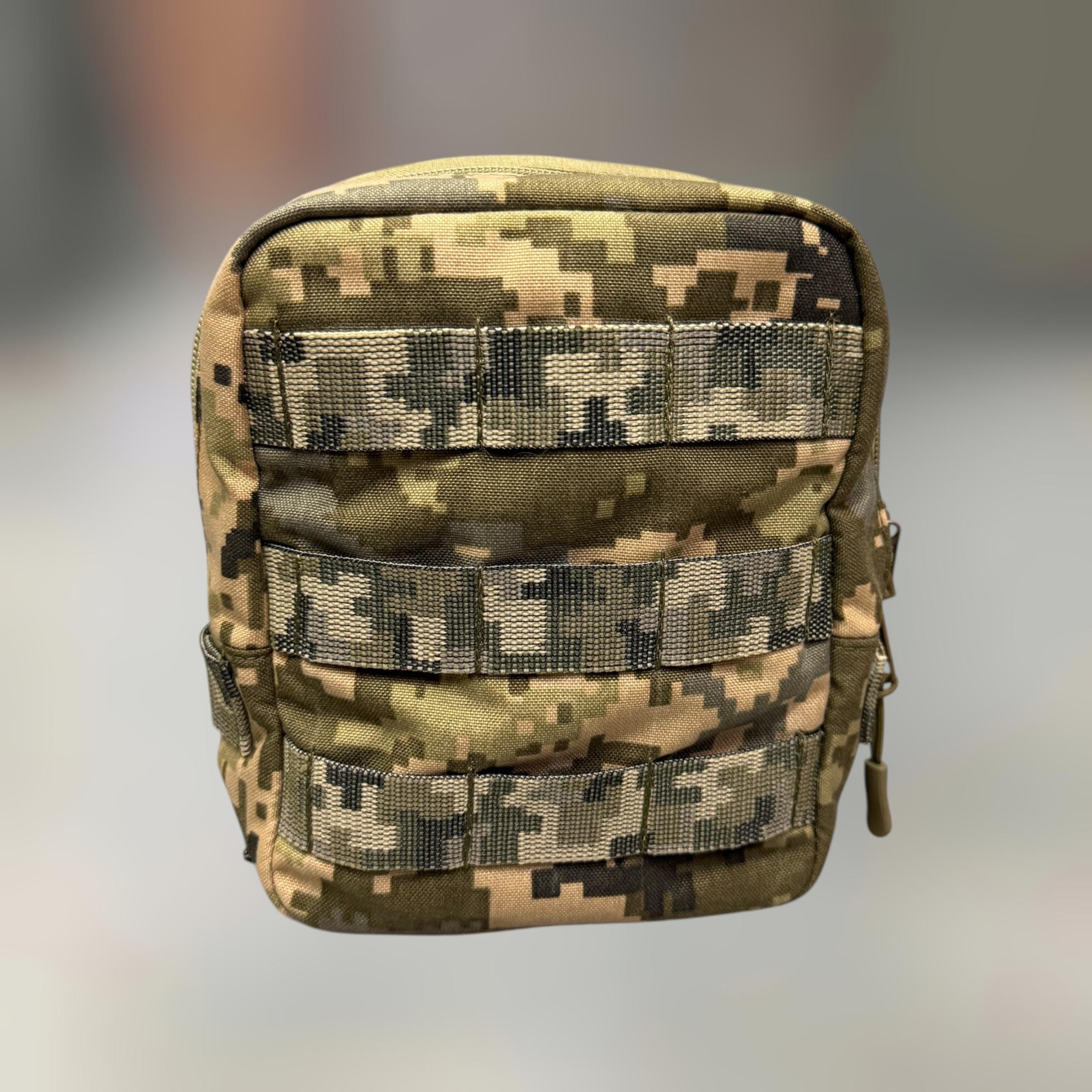 Подсумок утилитарный WinTac Cordura 1000D на Molle Пиксель (246297)