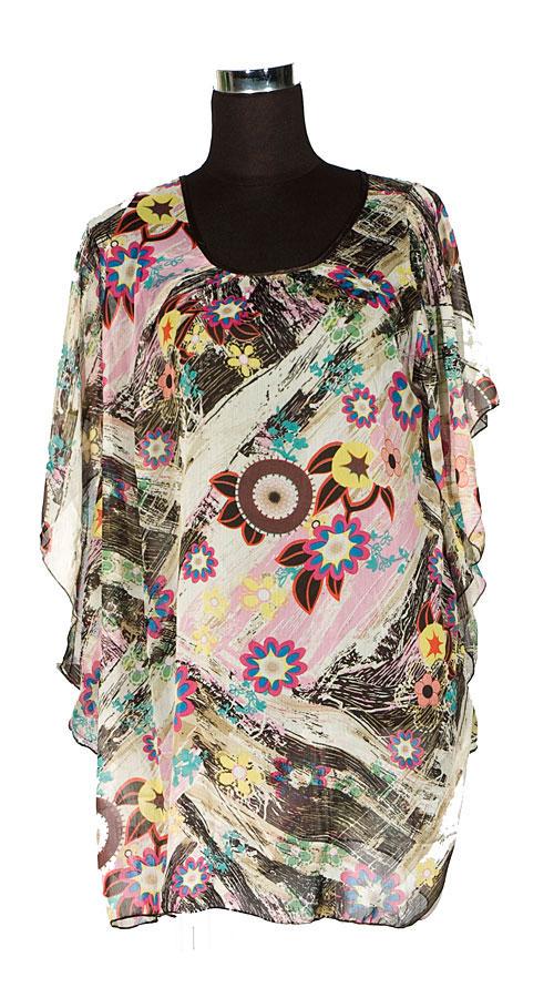 Блузка из вискозы размер 50-56 (1426812938)