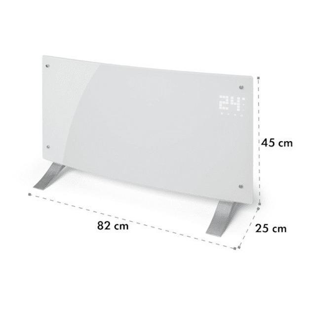 Конвекторный обогреватель KLARSTEIN Bornholm Curved Smart 1000/2000W WiFi (10035237) - фото 7