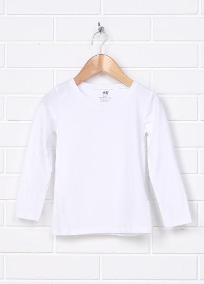 Лонгслив H&M 170 см Белый (96275698)