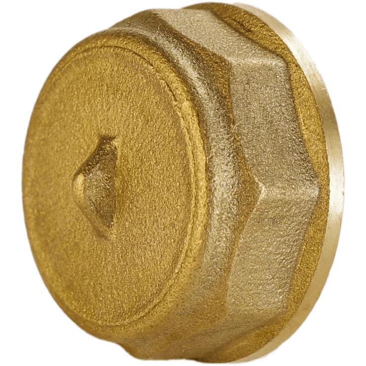 Заглушка латунная VA штампованная 1" ВР (А1009А)